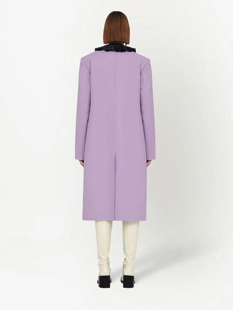 Jil Sander ruff-collar long-sleeve blouse - Black