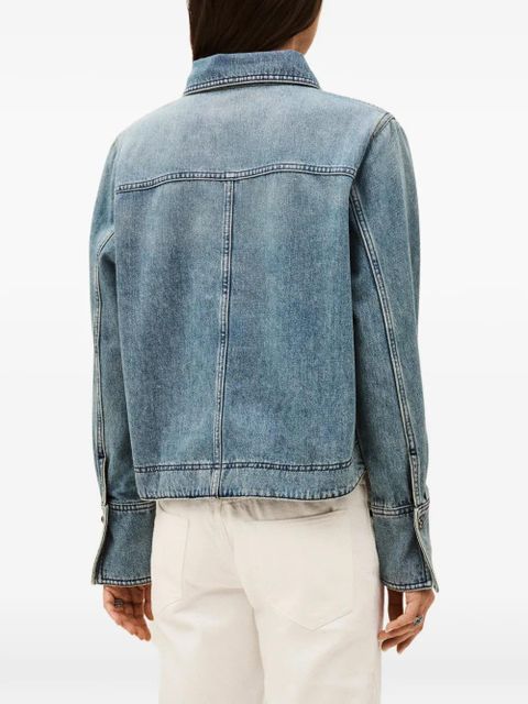 Ba&Sh Tavy buttoned polo top - Blue