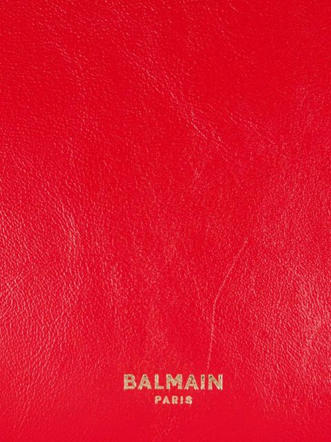 Balmain medium Shuffle belted shell shoulder bag - Red