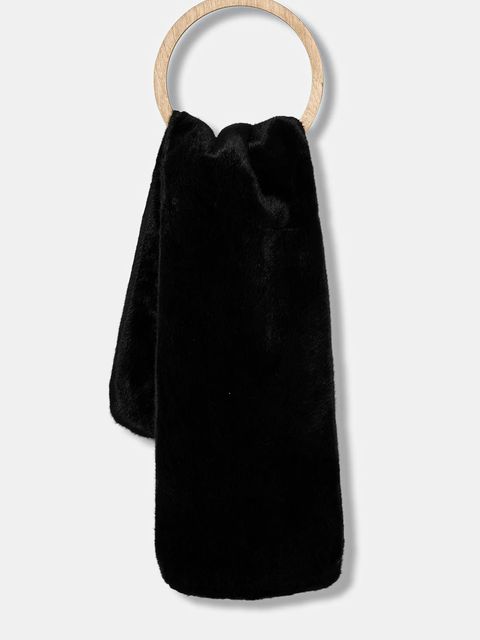 Bomboogie szalik damski kolor czarny gładki WW6216TFSB5 - zdjęcie produktu nr 1