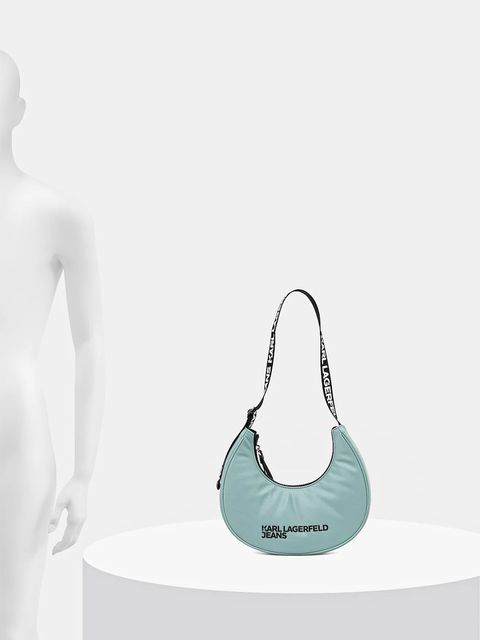 Karl Lagerfeld Jeans torebka kolor turkusowy A1W30231