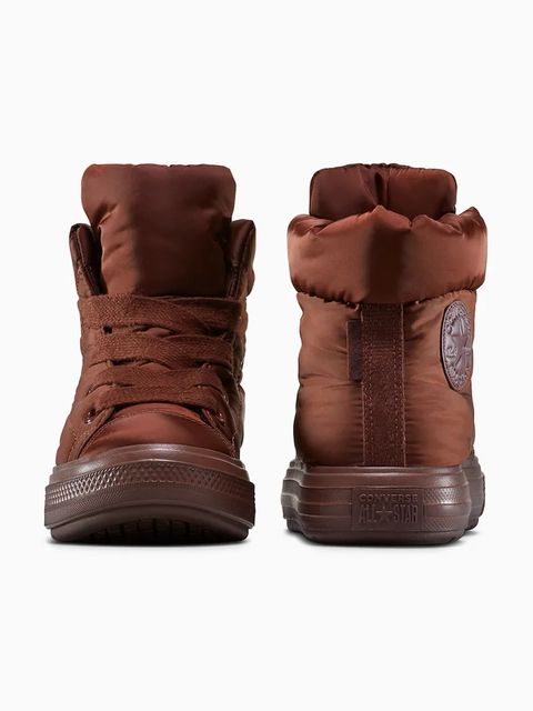Converse śniegowce Chuck Taylor All Star Elements Boot kolor brązowy A12940C