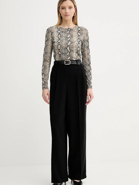 MICHAEL Michael Kors longsleeve kolor beżowy MT551STHMC - zdjęcie produktu nr 2