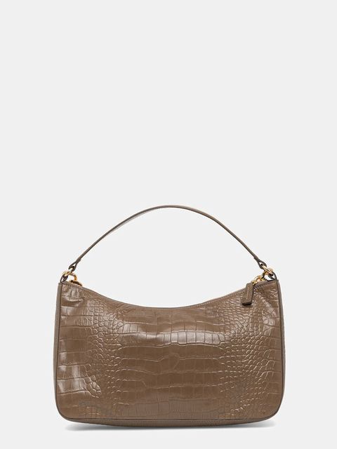 Twinset torebka skórzana kolor czerwony 252TD8252