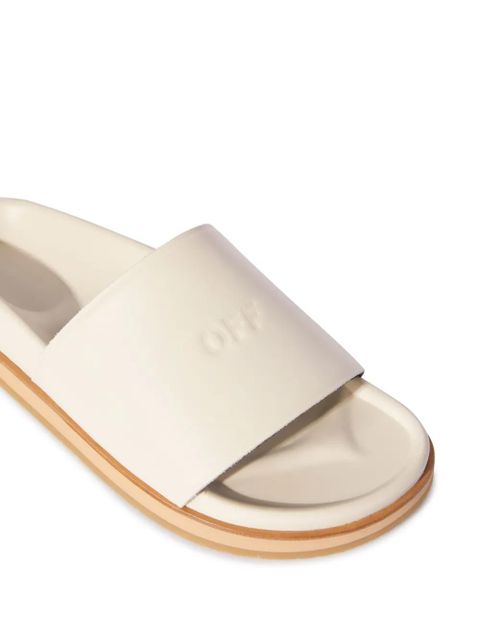 Off-White Off stamp slides - Neutrals