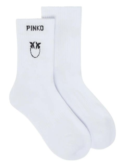 PINKO logo-jacquard socks - White - zdjęcie produktu nr 1