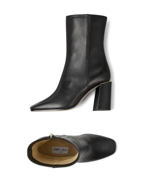 Jimmy Choo Loren 85mm almond-toe ankle boots - Black