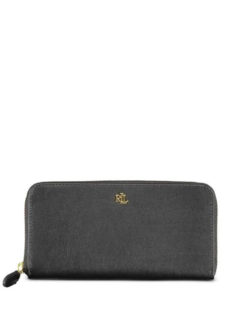 Lauren Ralph Lauren logo-plaque leather wallet - Black - zdjęcie produktu nr 1