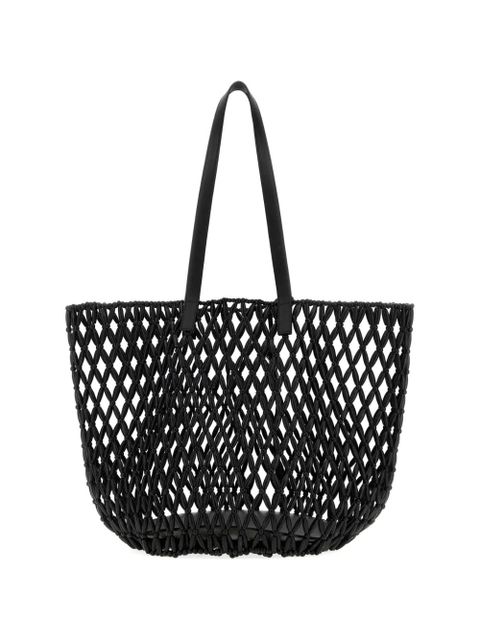 Saint Laurent Cassandre beaded tote bag - Black - zdjęcie produktu nr 2