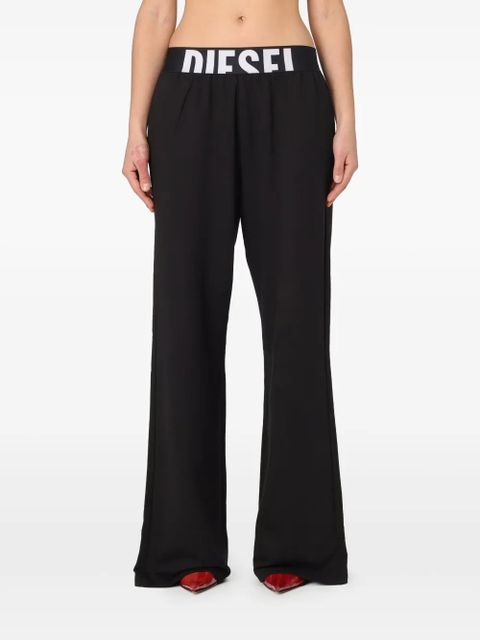 Diesel Jen-D-Pop logo-waistband trousers - Black - zdjęcie produktu nr 1