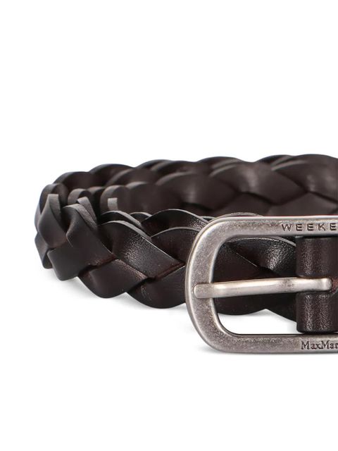 Weekend Max Mara braided-design belt - Brown