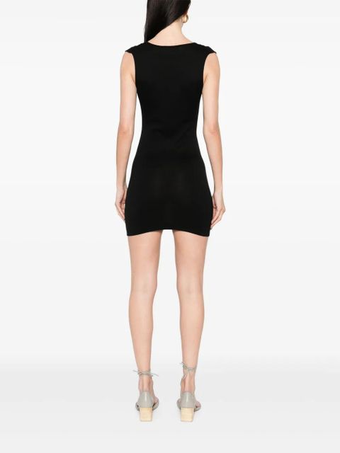 Aya Muse Navi short dress - Black