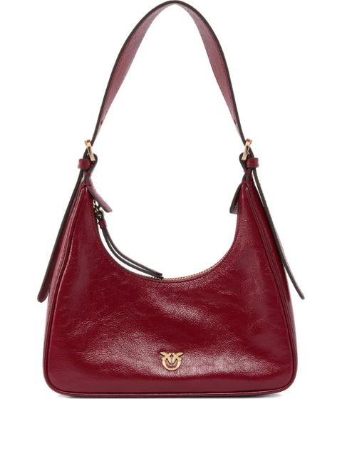 PINKO gold-tone leather shoulder bag - Red - zdjęcie produktu nr 1