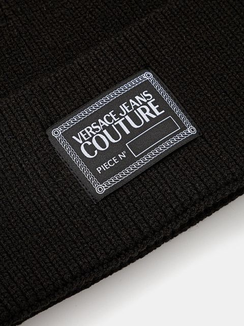 Versace Jeans Couture czapka kolor czarny 79HAZK50 ZG396 - zdjęcie produktu nr 2