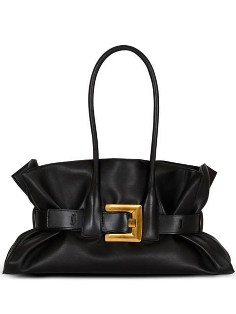 Balmain large Anthem buckled shoulder bag - Black - zdjęcie produktu nr 1