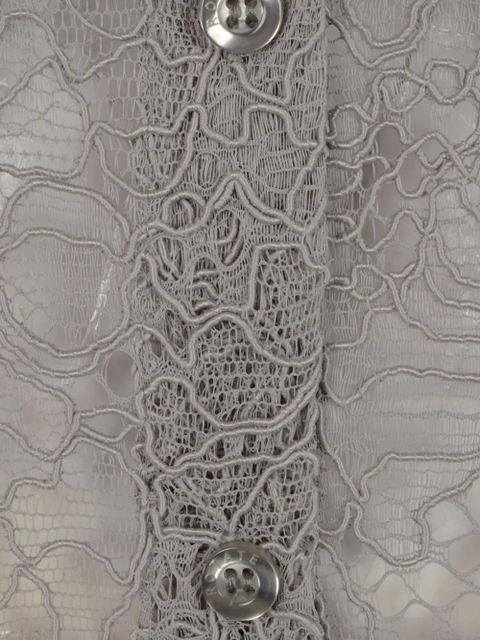 ROTATE BIRGER CHRISTENSEN lace shirt - Grey