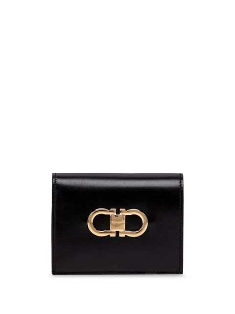 Ferragamo logo-plaque leather wallet - Black - zdjęcie produktu nr 1