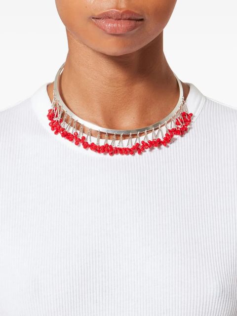 ISABEL MARANT Nora beaded choker - Silver - zdjęcie produktu nr 2