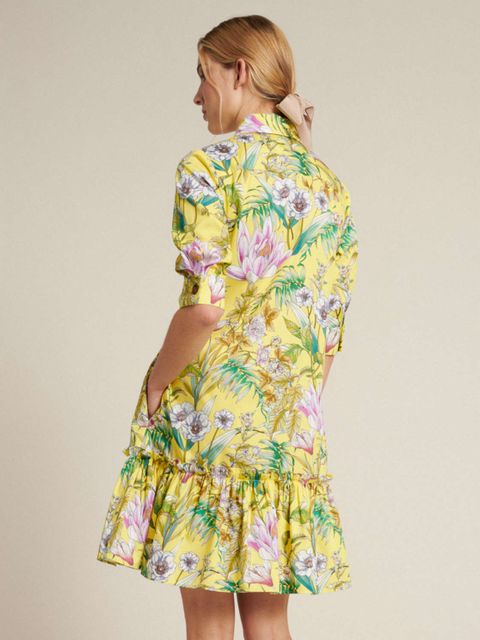 LUISA SPAGNOLI - Sukienka mini z kwiatowym wzorem Petronilla - zdjęcie produktu nr 1