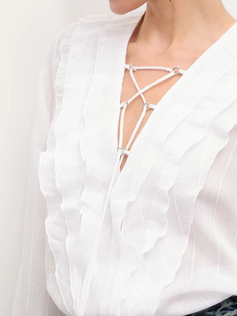 Answear.LAB koszula damska kolor biały regular