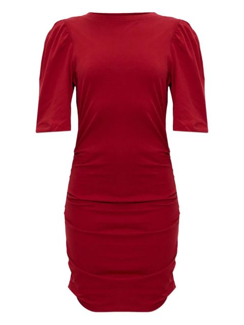 ISABEL MARANT Mylda ruched dress - Red - zdjęcie produktu nr 1