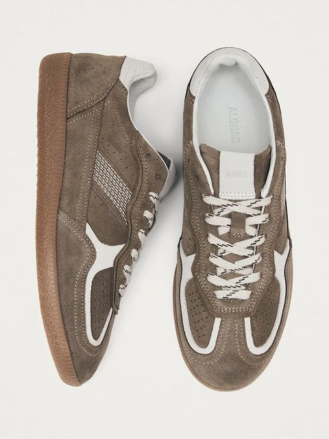 Alohas sneakersy zamszowe S100471-28 damskie kolor brązowy S100471-28