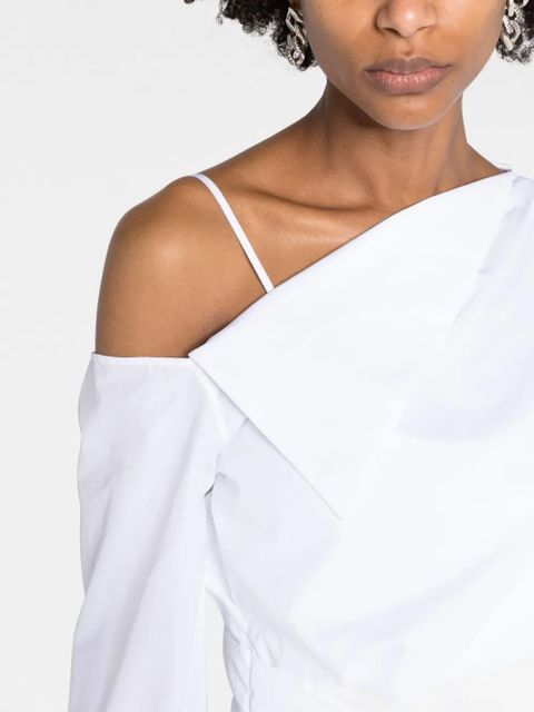 Off-White one-shoulder asymmetric dress
