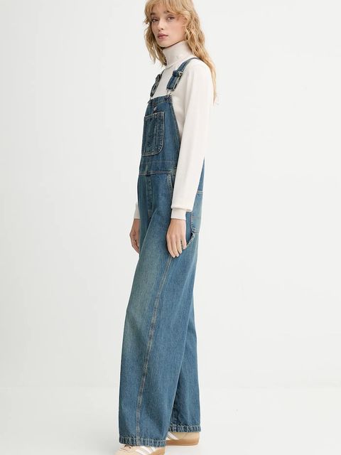 Dickies ogrodniczki jeansowe damskie DK0A87N7