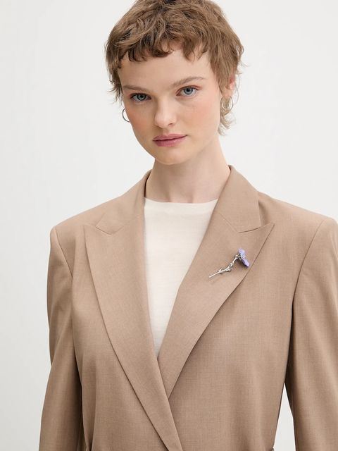 HUGO marynarka Abivale kolor beżowy 50554029