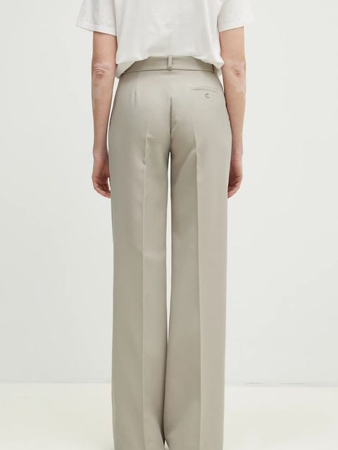 Coperni spodnie Wide Leg Tailored damskie kolor beżowy szerokie high waist COPP90F3004 - zdjęcie produktu nr 2