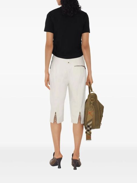 Burberry ruched cotton t-shirt - Black - zdjęcie produktu nr 2