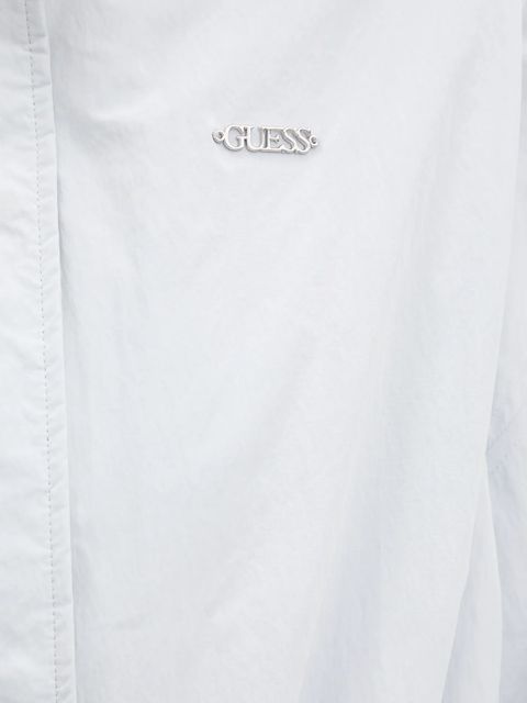 Guess kurtka NINA kolor niebieski przejściowa oversize V5YL00 WHCH2