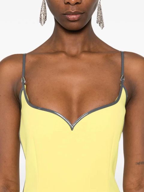 Paris Georgia Heart mini dress - Yellow