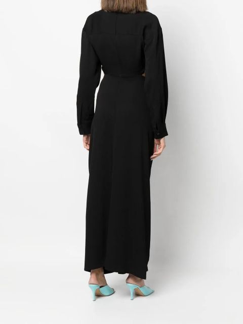 Christopher Esber cut-out maxi dress - Black