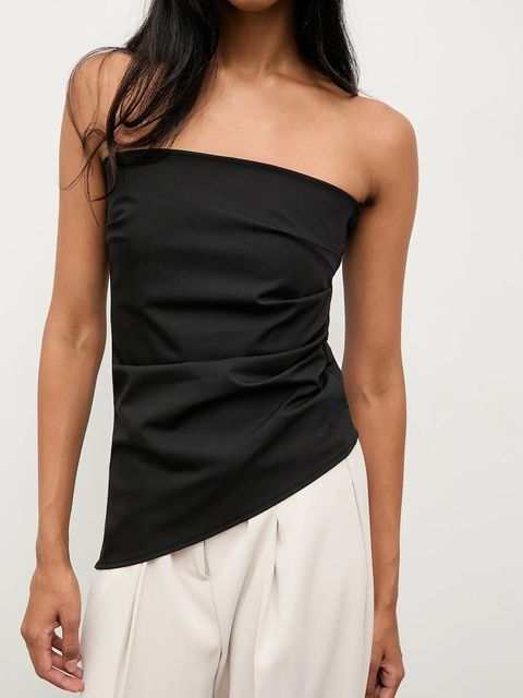 Answear.LAB bluzka damska kolor czarny gładka