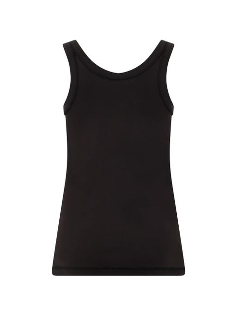 LEMAIRE Rib cotton vest - Black - zdjęcie produktu nr 2