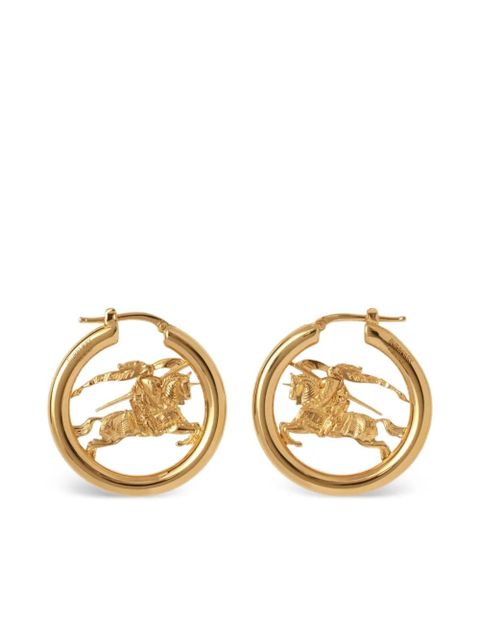 Burberry Equestrian Knight hoop earrings - Gold - zdjęcie produktu nr 1