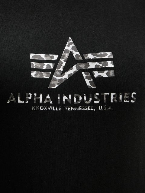 Alpha Industries t-shirt bawełniany Basic BL Mirror Leo W