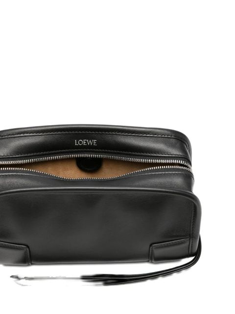 LOEWE mini Amazona 180 leather tote bag - Black