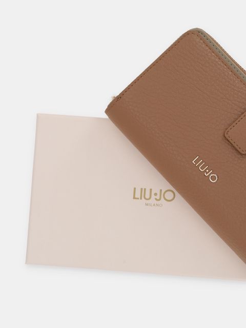 Liu Jo portfel damski kolor brązowy AA6201 E1109