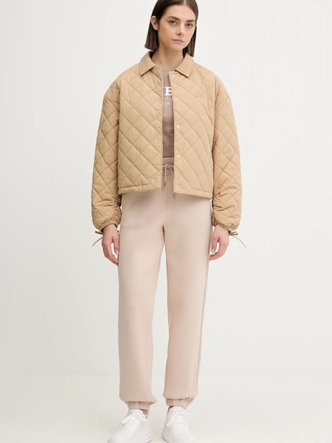 Guess kurtka BIANCA kolor beżowy przejściowa V5YL13 WHE92 - zdjęcie produktu nr 2