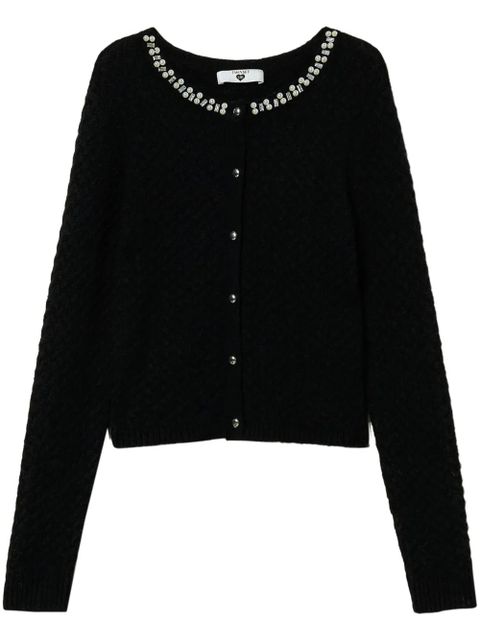 TWINSET embroidered cardigan - Black - zdjęcie produktu nr 1