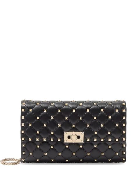 Valentino Garavani quilted studded clutch bag - Black - zdjęcie produktu nr 1