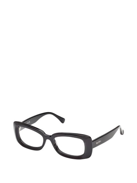 Max Mara Eyewear rectangle-frame glasses - Black - zdjęcie produktu nr 2