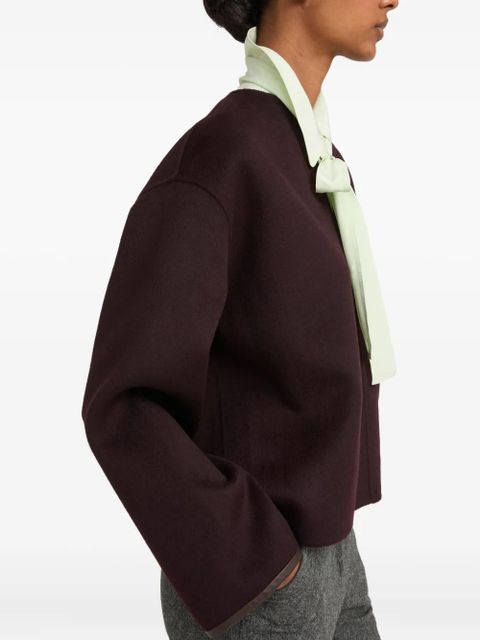 Yves Salomon V-neck blouse - Red