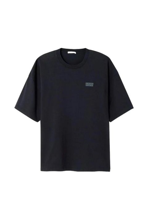 American Vintage Gixy logo-print T-shirt - Black - zdjęcie produktu nr 1