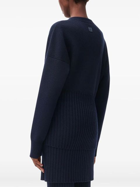 LOEWE logo-patch jumper - Blue - zdjęcie produktu nr 2