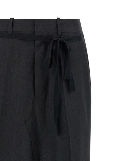 Maison Margiela frayed hem skirt - Black