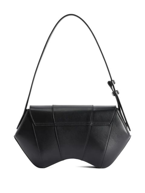 Giuseppe Zanotti curved-shape shoulder bag - Black - zdjęcie produktu nr 2