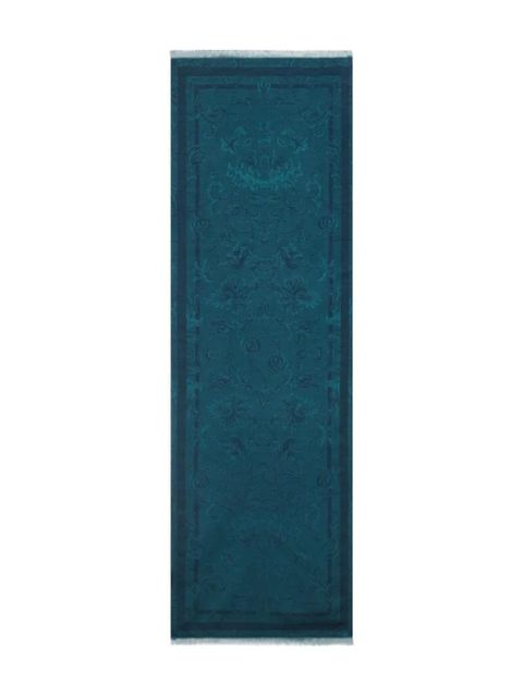 ETRO floral jacquard scarf - Blue - zdjęcie produktu nr 1